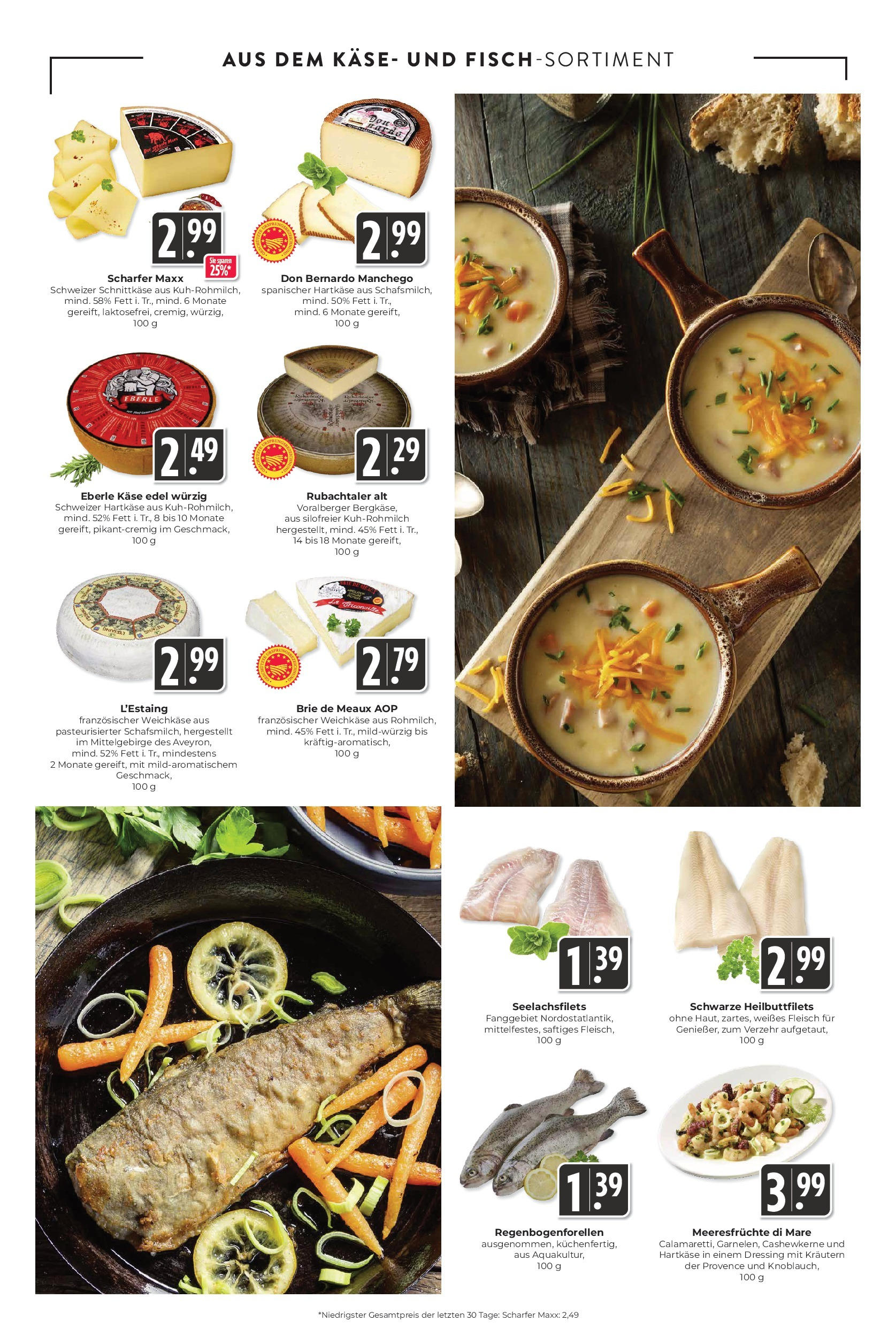Entdecke - Hieber's Frischecenter: Meine Woche (ab 21.09.2025) zum Blättern | Seite: 5 | Produkte: Käse, Dressing, Meeresfrüchte, Fleisch