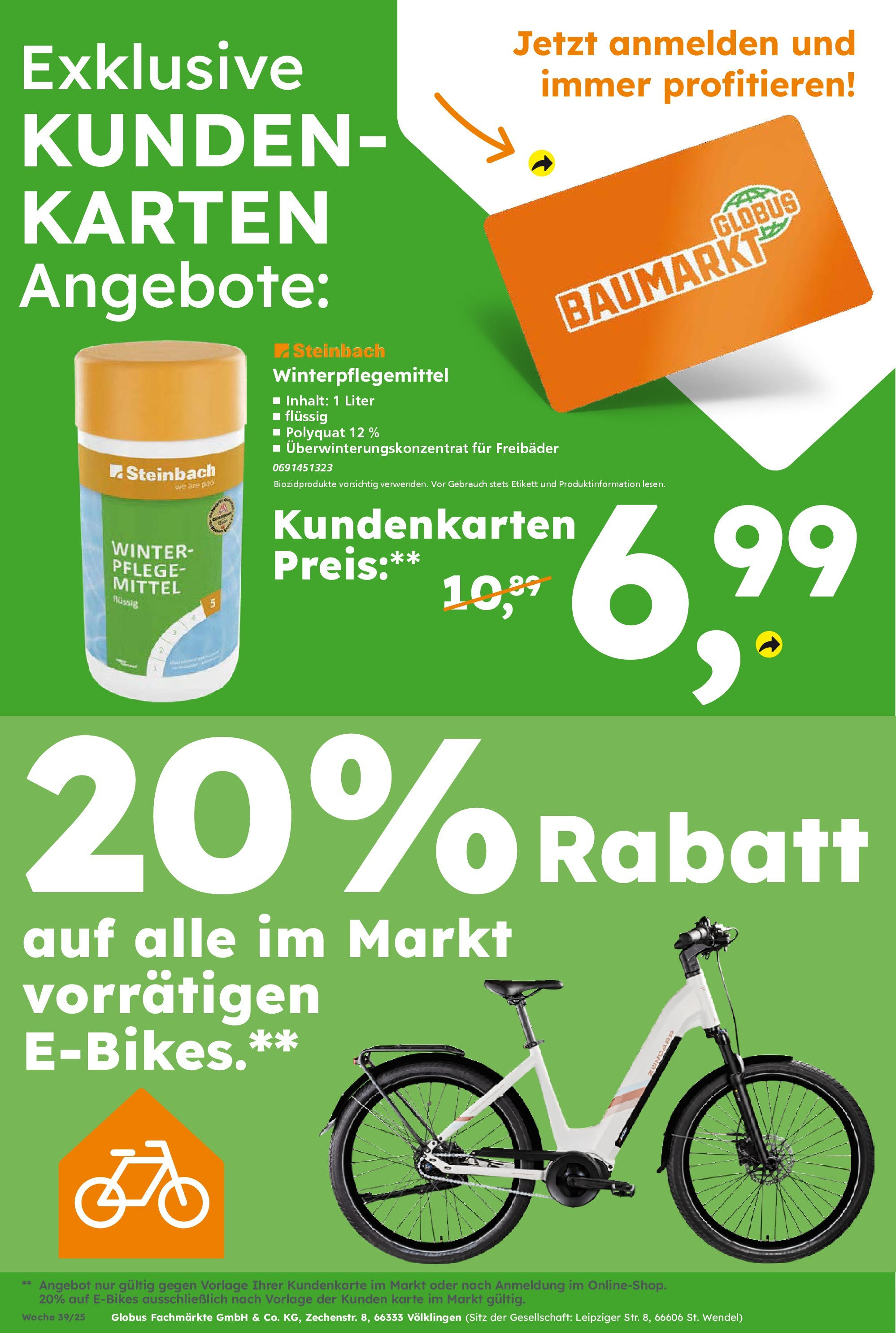 Globus Baumarkt prospekt Kornwestheim (ab 21.09.2025) zum Blättern | Seite: 8 Globus Baumarkt prospekt Kornwestheim (ab 21.09.2025) zum Blättern | Seite: 8