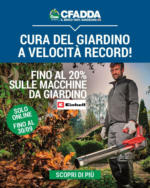 CFadda Fino al 20% sulle macchine da giardino - al 30.09.2025