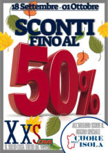 Sconti fino al 50%