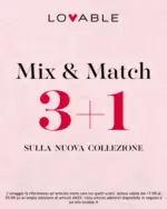 Lovable Mix & Match 3+1 - al 29.09.2025