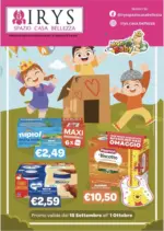 Irys Promo valide dal 18 settembre all 1 ottobre - al 01.10.2025