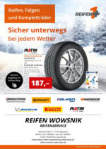REIFEN WOWSNIK Inh. V. Wowsnik Sicher unterwegs bei jedem Wetter - bis 03.10.2025
