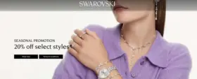 20% off select styles