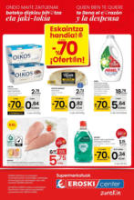 ¡OFERTÓN! 2a unidad -70% EROSKI CENTER