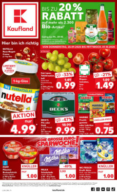 Kaufland prospekt Wildau	 ab 25.09.2025 gültig