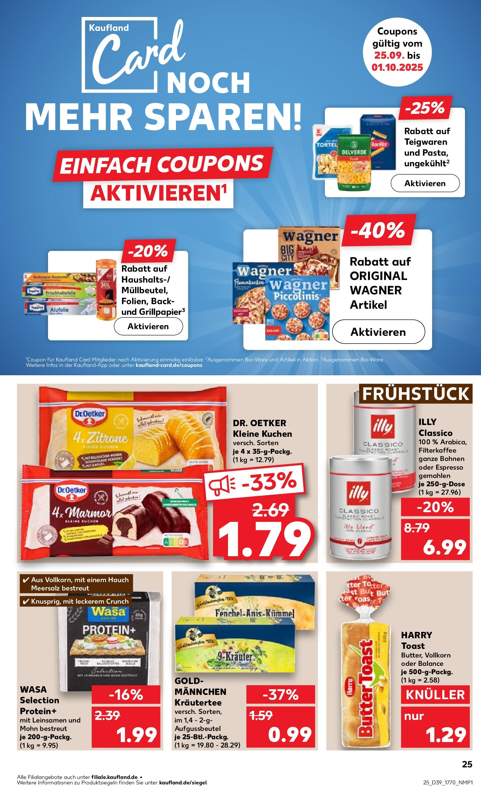 Prospekt Kaufland ab 25.09.2025 » Angebote Online zum Blättern | Seite: 29 | Produkte: Butter, Zitrone, Piccolinis, Kuchen