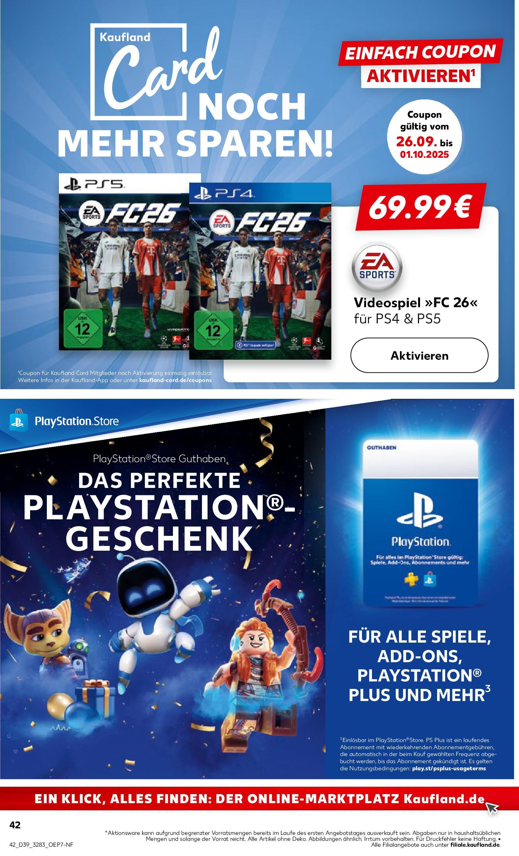 Prospekt Kaufland ab 25.09.2025 » Angebote Online zum Blättern | Seite: 42 | Produkte: Video