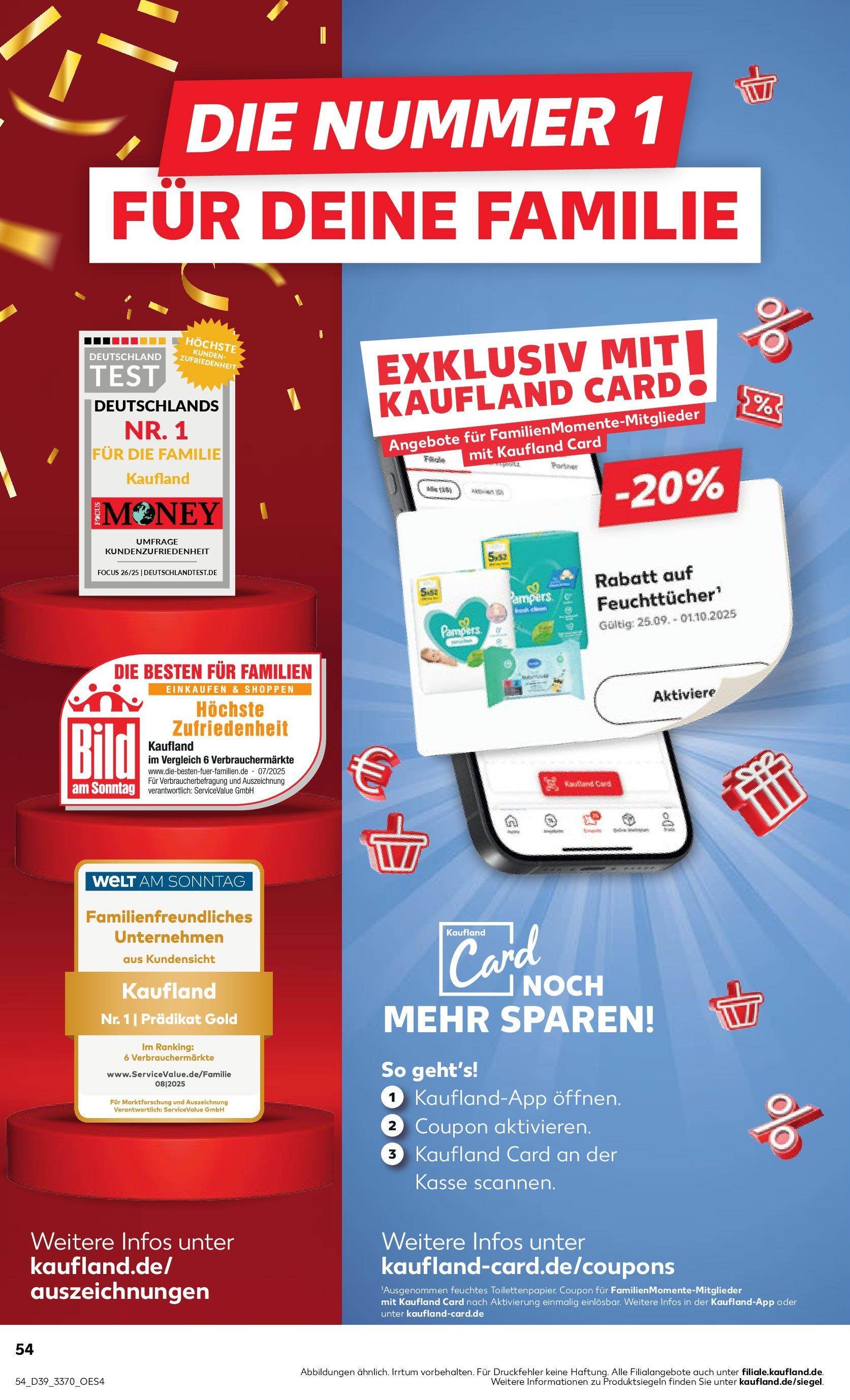 Prospekt Kaufland ab 25.09.2025 » Angebote Online zum Blättern | Seite: 54