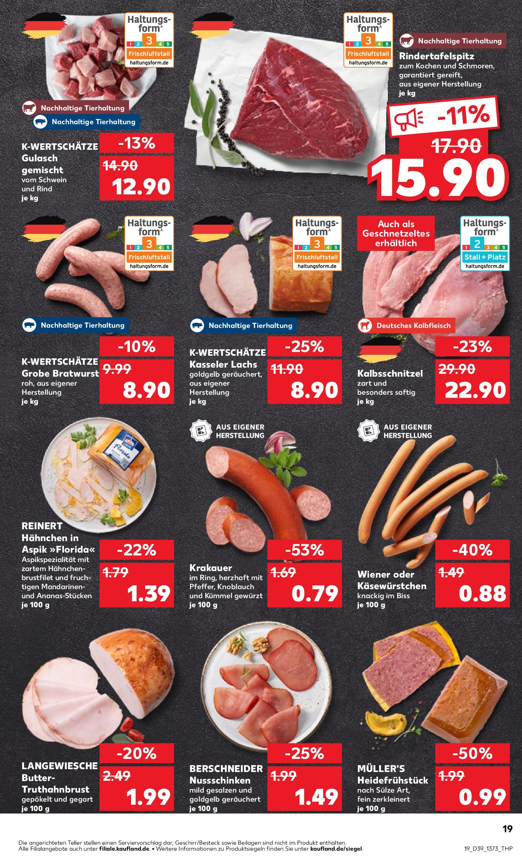Prospekt Kaufland ab 25.09.2025 » Angebote Online zum Blättern | Seite: 23 | Produkte: Hahnchen, Butter, Mandarinen, Knoblauch