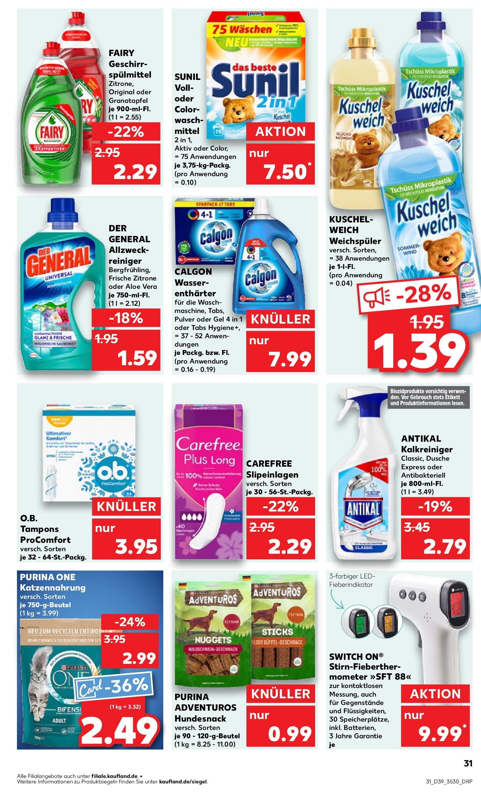 Prospekt Kaufland ab 25.09.2025 » Angebote Online zum Blättern | Seite: 31 | Produkte: Thermometer, Granatapfel, Wasser, Zitrone