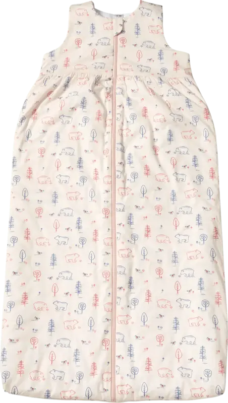 ALANA Schlafsack 3 TOG mit Wald-Muster, beige, 110 cm