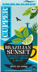 Cupper Kräutertee "Brazilian Sunset" mit Limette, Minze & Mate (20 Beutel)