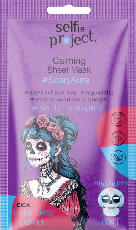 Selfie Project Tuchmaske Calming #ScaryAura