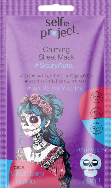Selfie Project Tuchmaske Calming #ScaryAura