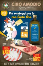 Ciro Amodio Più vantaggi per te con Carta Oro - al 29.09.2025