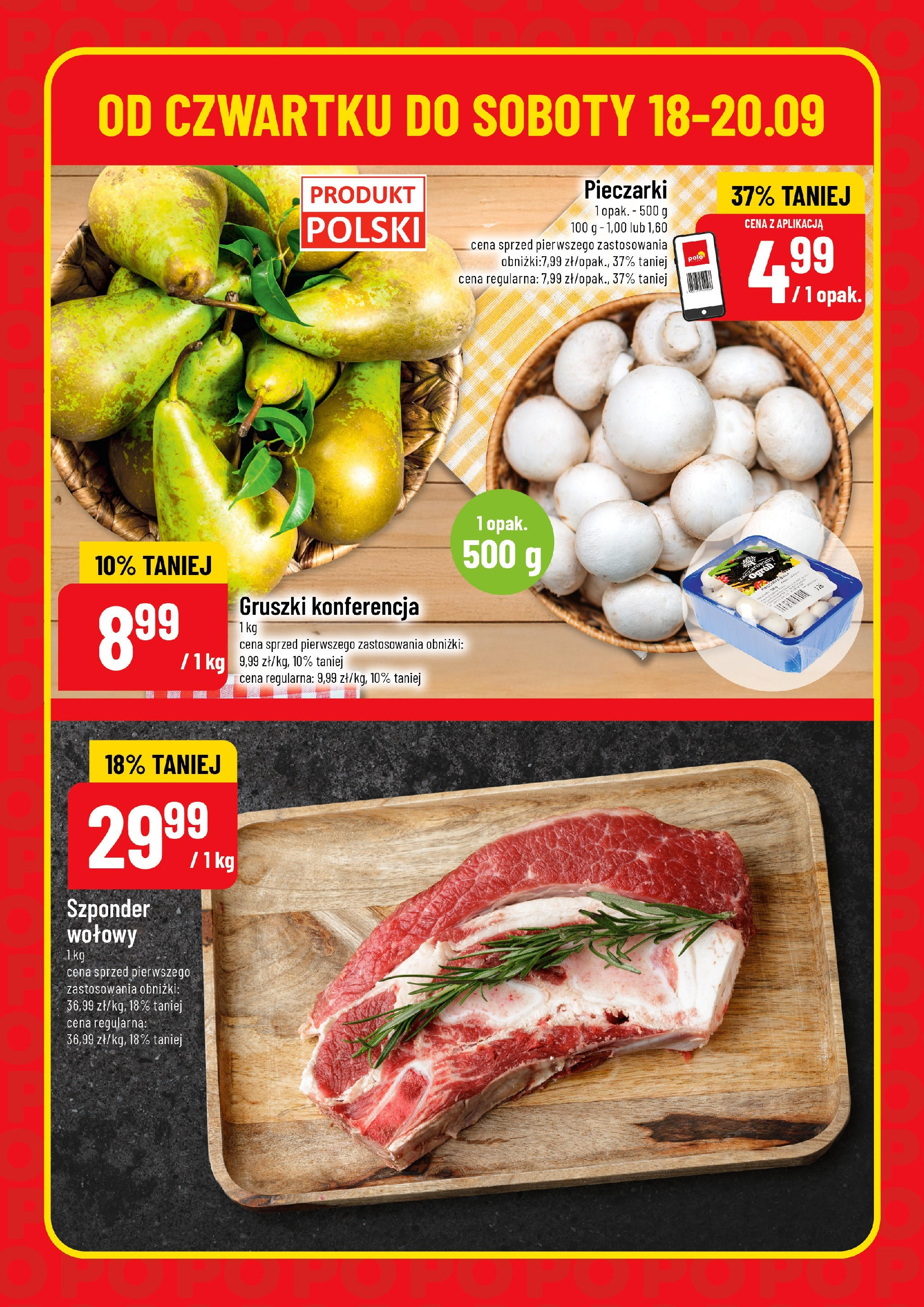 POLOmarket gazetka od jutra (18.09.2025) - Nowa PDF | Strona: 6 | Produkty: Pieczarki