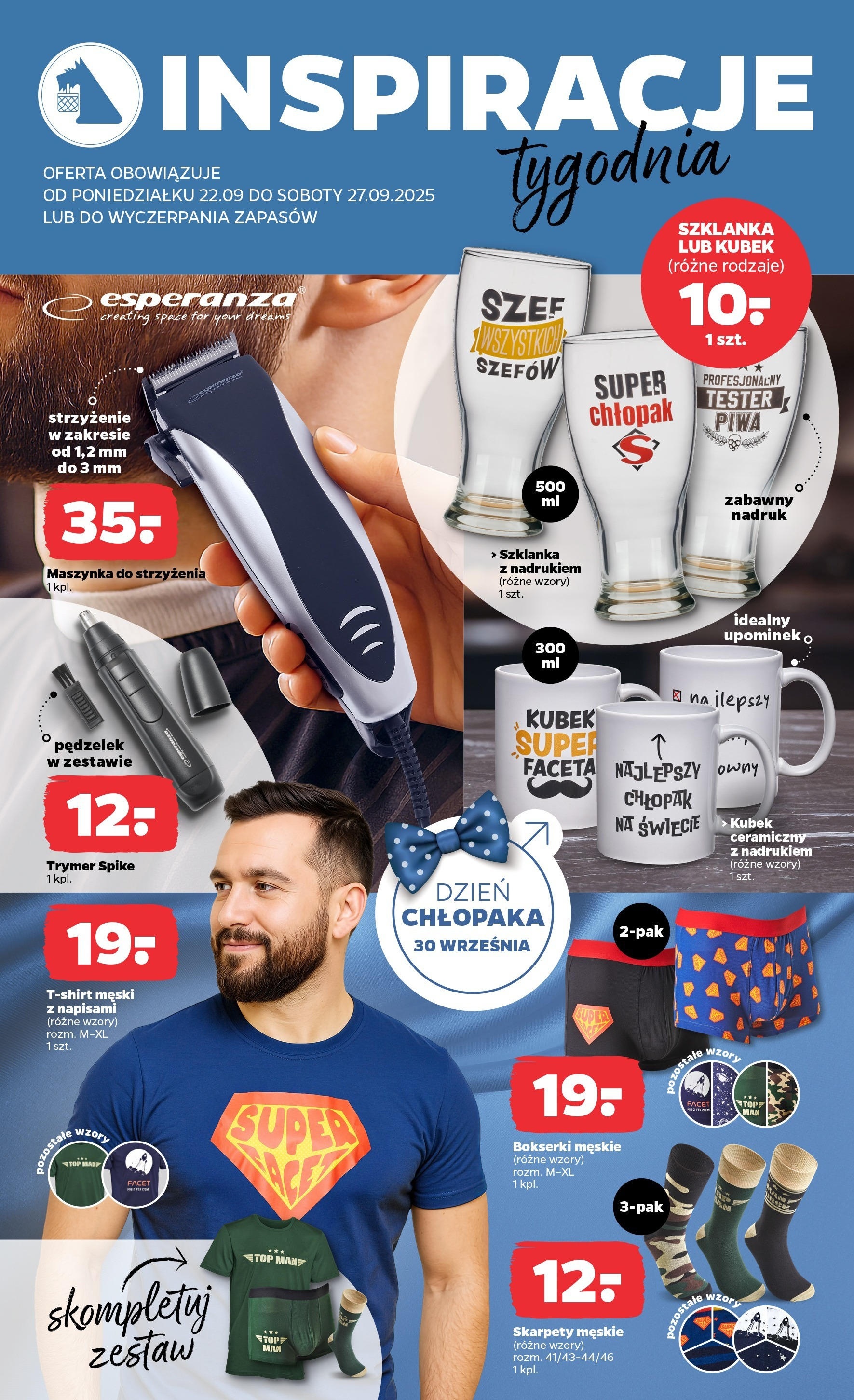 Netto gazetka - Spożywcza od 22.09.2025 - Aktualne promocje | Strona: 35 | Produkty: Szklanka, Bokserki, Bokserki męskie, Skarpety męskie