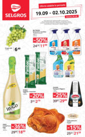 Catalog Selgros până în data de 02.10.2025