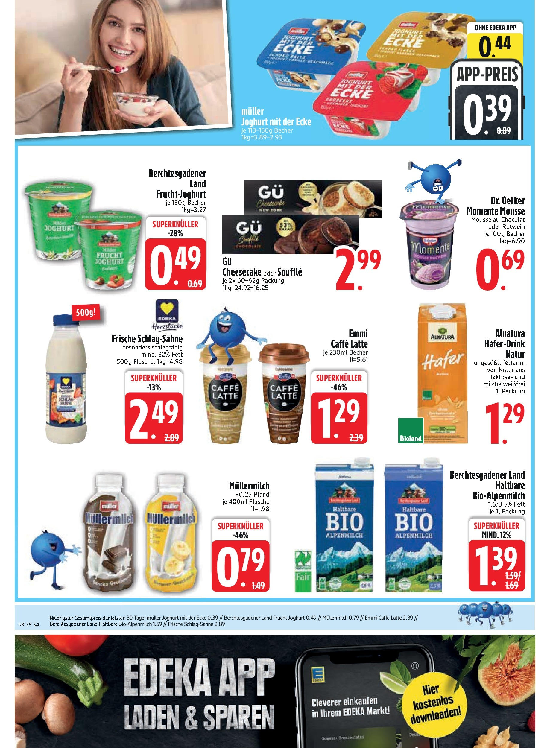 Edeka prospekt Vilgertshofen-Issing (ab 21.09.2025) » Angebote Online | Seite: 6 | Produkte: Schlagsahne, Rotwein, Haferdrink, Müllermilch Edeka prospekt Vilgertshofen-Issing (ab 21.09.2025) » Angebote Online | Seite: 6 | Produkte: Schlagsahne, Rotwein, Haferdrink, Müllermilch