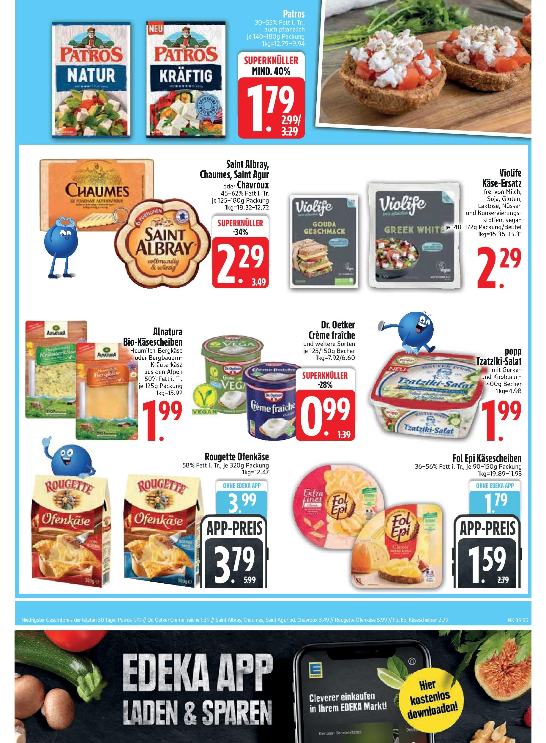 Edeka prospekt Vilgertshofen-Issing (ab 21.09.2025) » Angebote Online | Seite: 7 | Produkte: Gouda, Rougette ofenkase, Creme, Gurken Edeka prospekt Vilgertshofen-Issing (ab 21.09.2025) » Angebote Online | Seite: 7 | Produkte: Gouda, Rougette ofenkase, Creme, Gurken