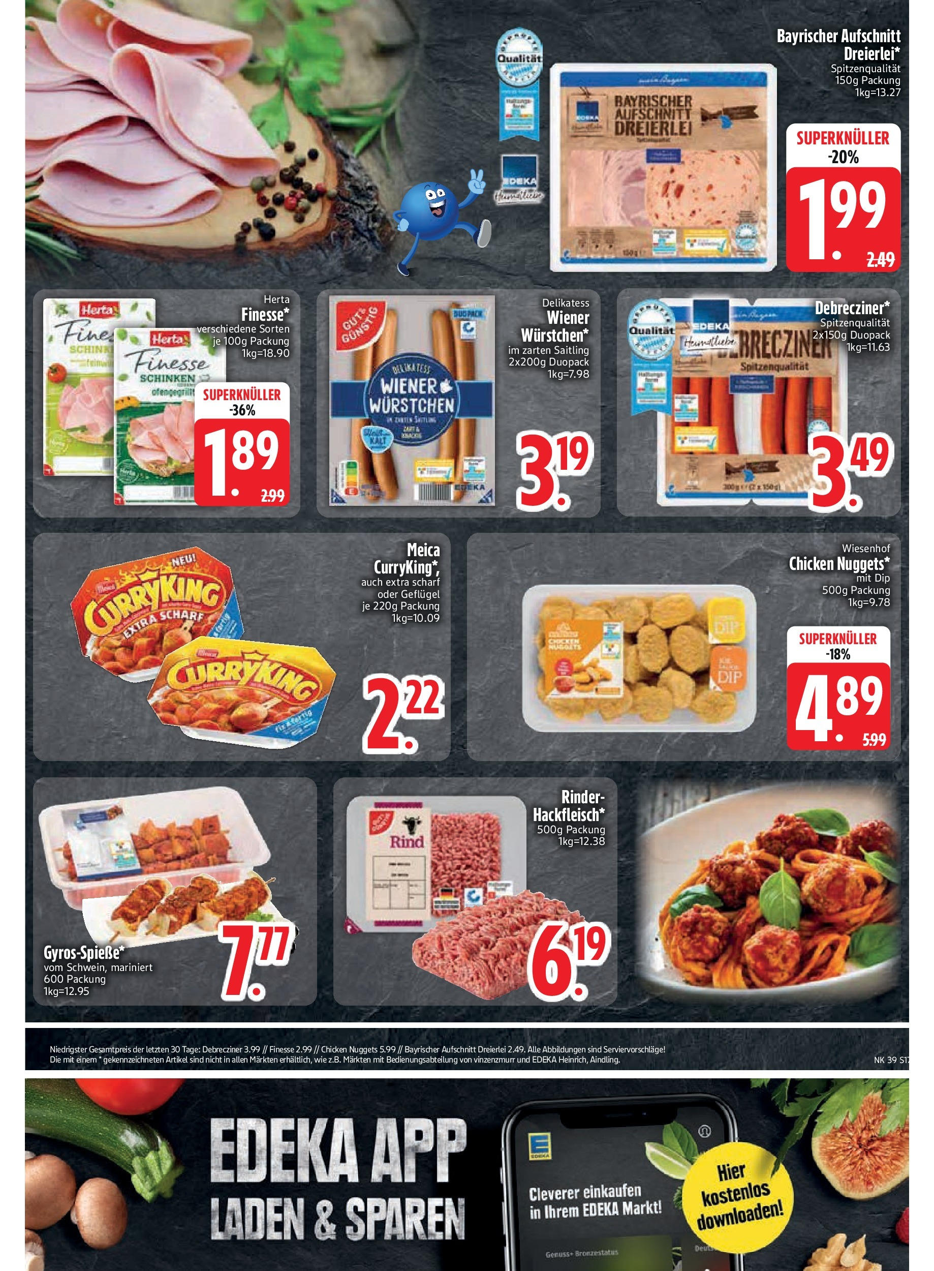 Edeka prospekt Vilgertshofen-Issing (ab 21.09.2025) » Angebote Online | Seite: 19 | Produkte: Meica, Schinken Edeka prospekt Vilgertshofen-Issing (ab 21.09.2025) » Angebote Online | Seite: 19 | Produkte: Meica, Schinken