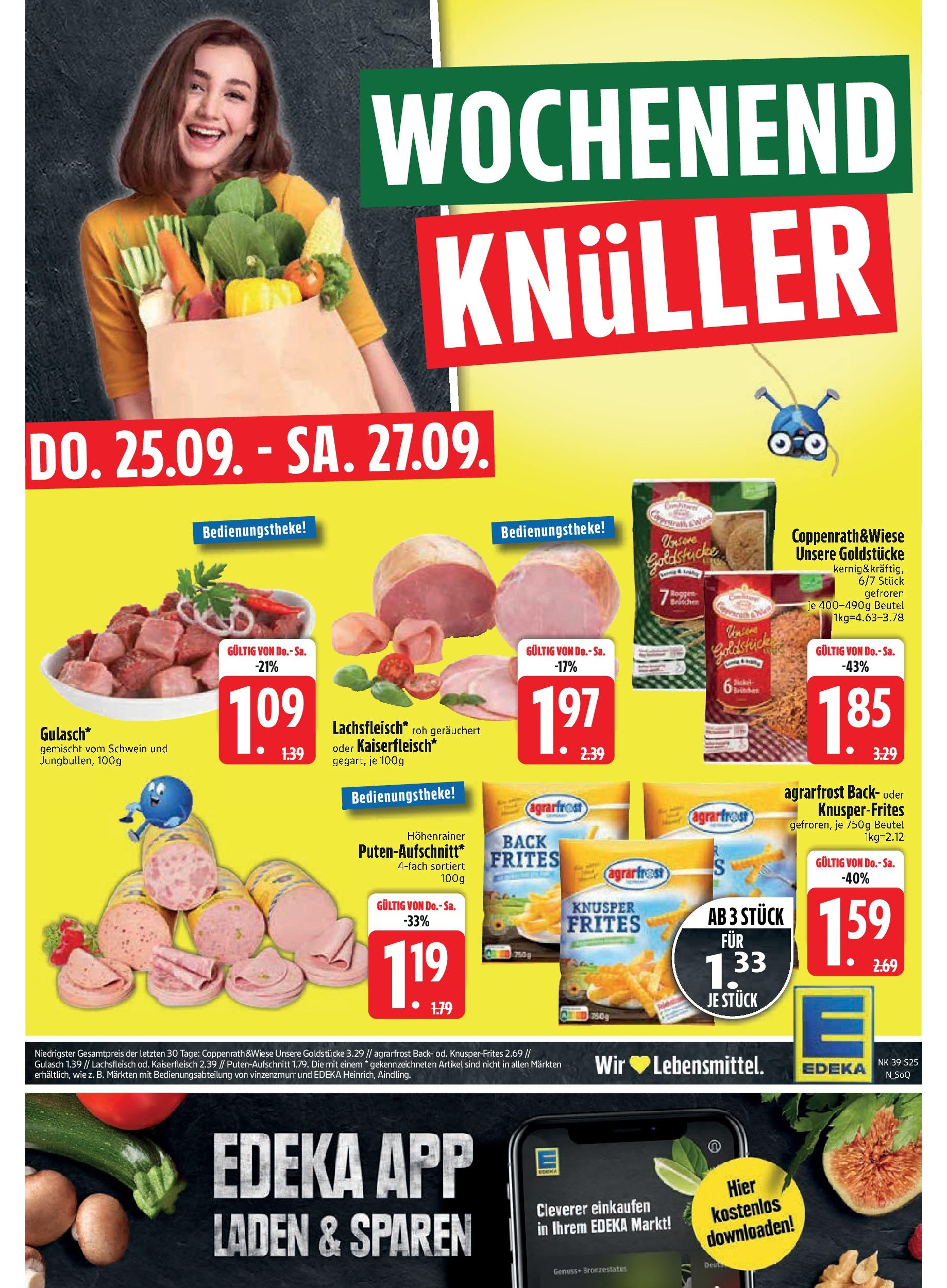 Edeka prospekt Vilgertshofen-Issing (ab 21.09.2025) » Angebote Online | Seite: 27 | Produkte: Gulasch Edeka prospekt Vilgertshofen-Issing (ab 21.09.2025) » Angebote Online | Seite: 27 | Produkte: Gulasch