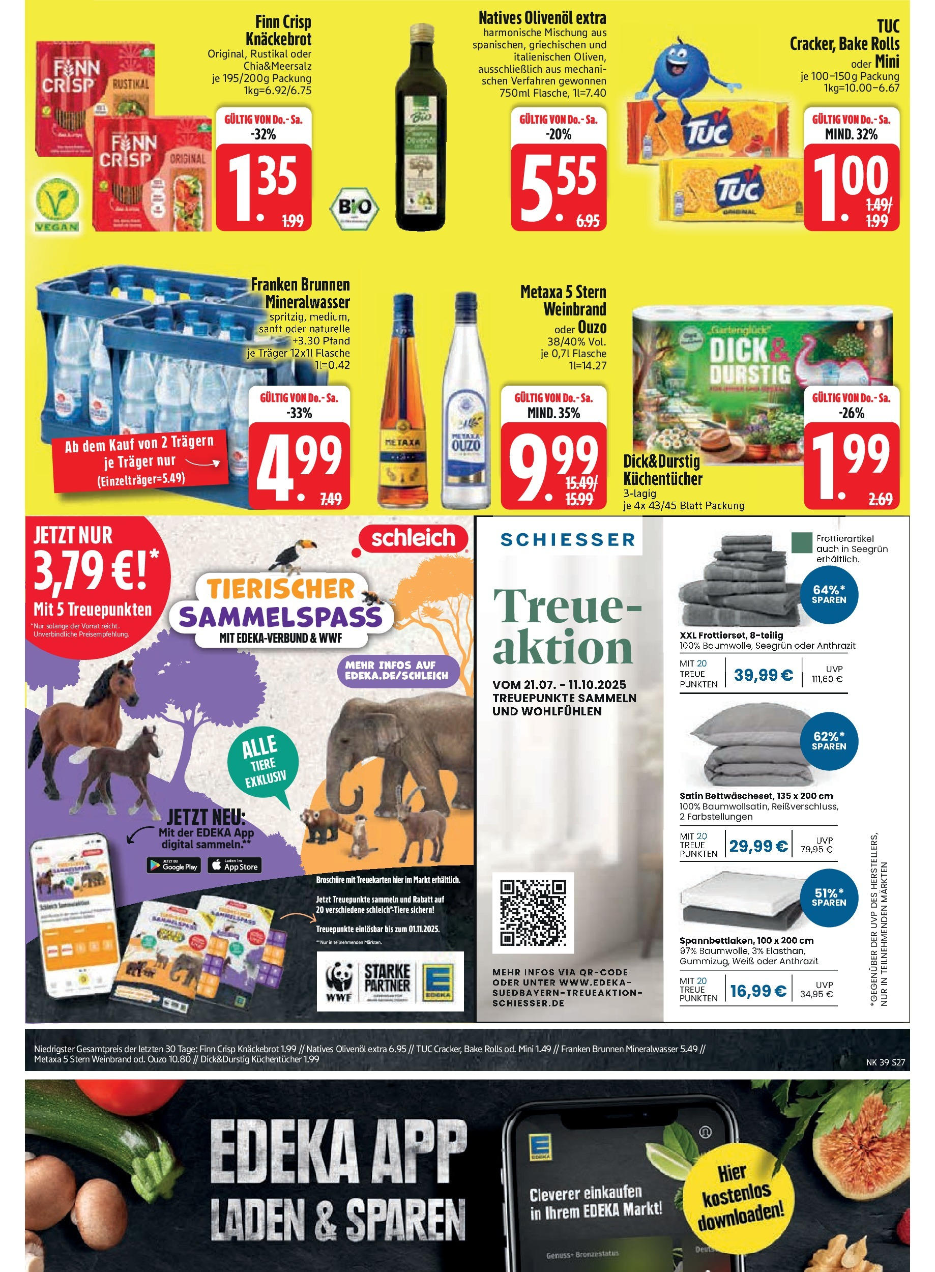 Edeka prospekt Vilgertshofen-Issing (ab 21.09.2025) » Angebote Online | Seite: 29 | Produkte: Ouzo, Olivenol, Mineralwasser, Metaxa Edeka prospekt Vilgertshofen-Issing (ab 21.09.2025) » Angebote Online | Seite: 29 | Produkte: Ouzo, Olivenol, Mineralwasser, Metaxa