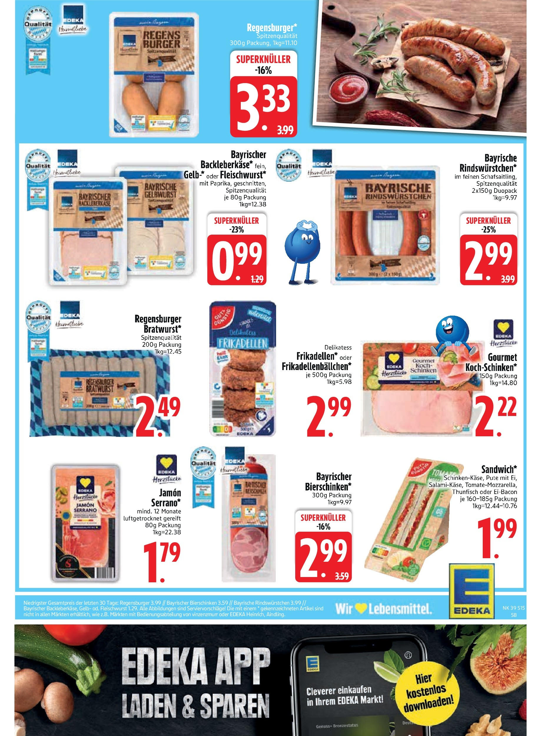 Edeka prospekt Bodenwöhr (ab 21.09.2025) » Angebote Online | Seite: 17 | Produkte: Pute, Thunfisch, Bratwurst, Burger Edeka prospekt Bodenwöhr (ab 21.09.2025) » Angebote Online | Seite: 17 | Produkte: Pute, Thunfisch, Bratwurst, Burger