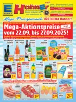 Hahners Verbauchermarkt Edeka Hahner: Wochenangebote - bis 27.09.2025