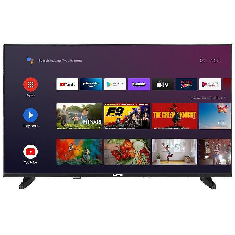 Телевизор Daewoo 40DM63FAP ANDROID TV , LED , 40 inch, 100 см, 1920x1080 FULL HD , Smart TV , Android