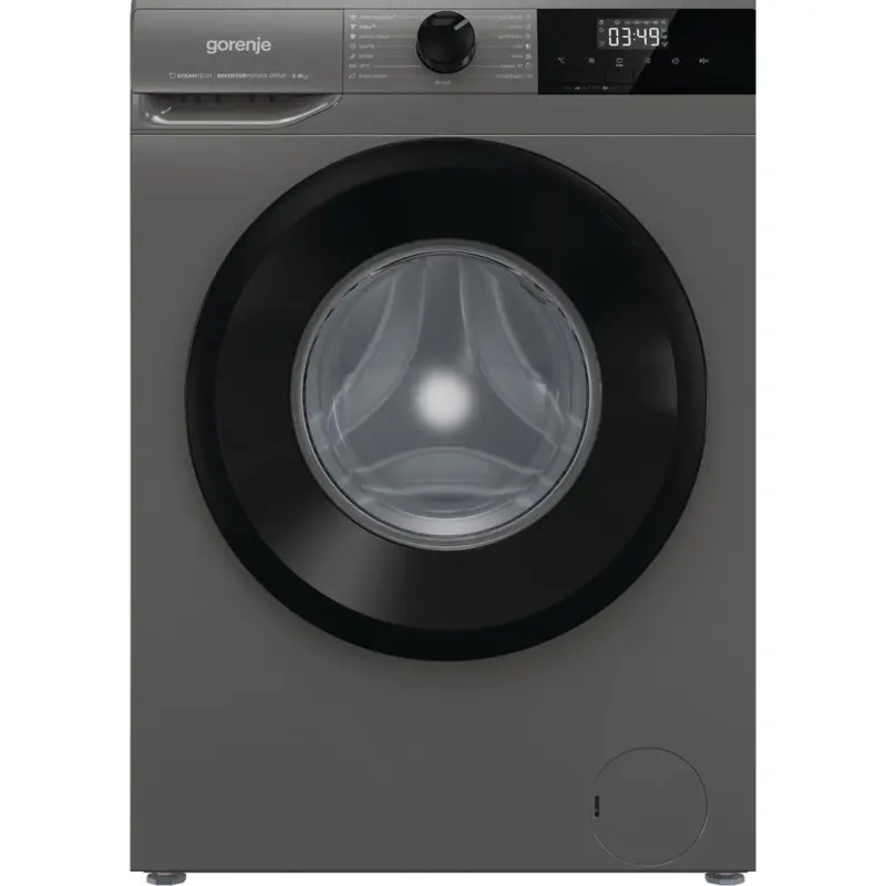 Пералня Gorenje WNHPI84AS/A , 1400 об./мин., 8.00 kg, A , Silver