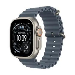 Смарт часовник Apple Watch Ultra 3 49mm Nat/Blue Ocean Band mewh4 , 1.98