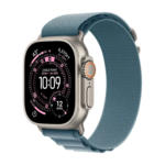 ЗОРА Смарт часовник Apple Watch Ultra 3 49mm Nat/Blue Alpine Loop M mewm4 , 1.98