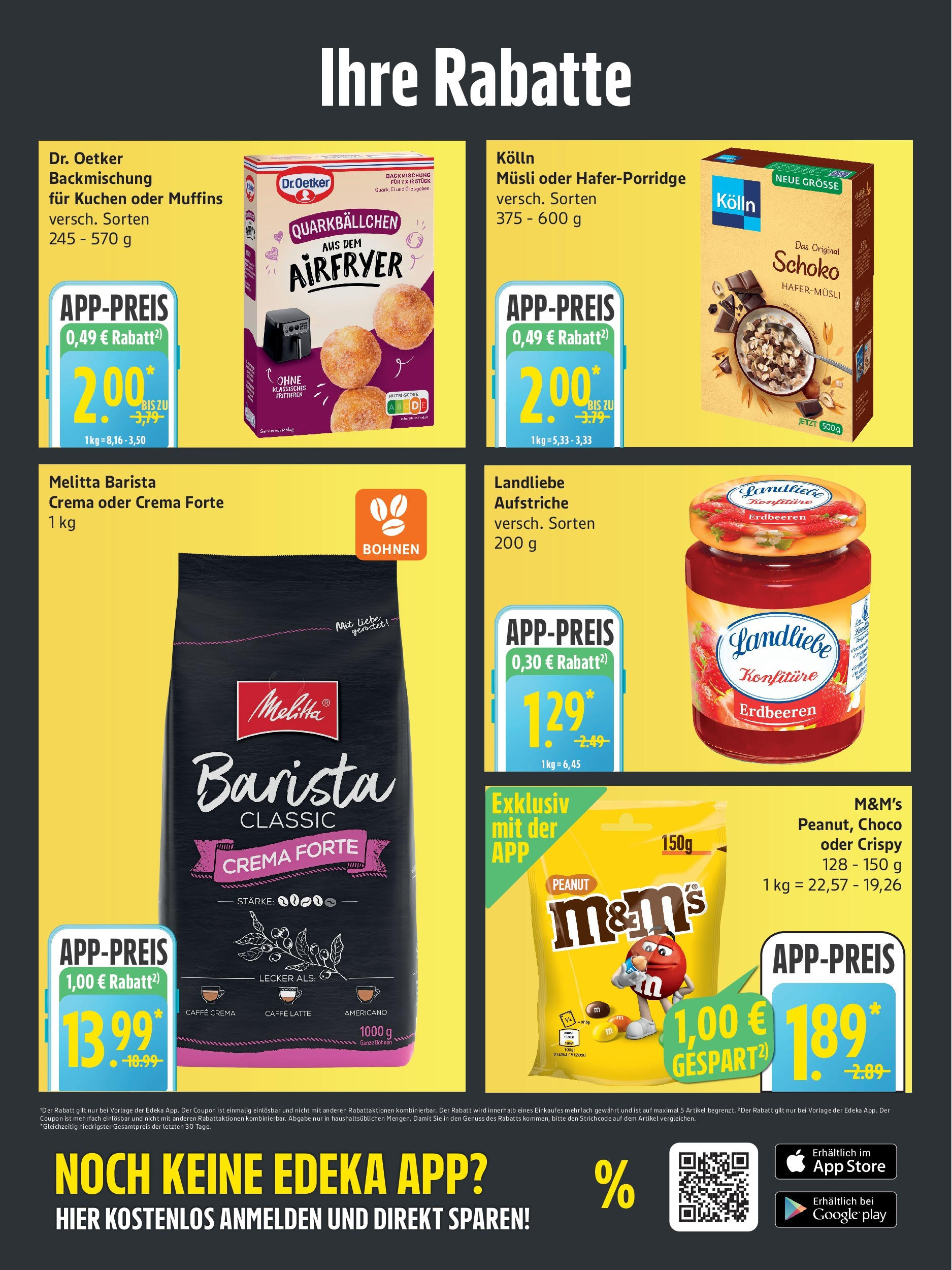 Edeka prospekt Rostock	 (ab 21.09.2025) » Angebote Online | Seite: 4 | Produkte: Musli, Melitta, Kolln, Erdbeeren
