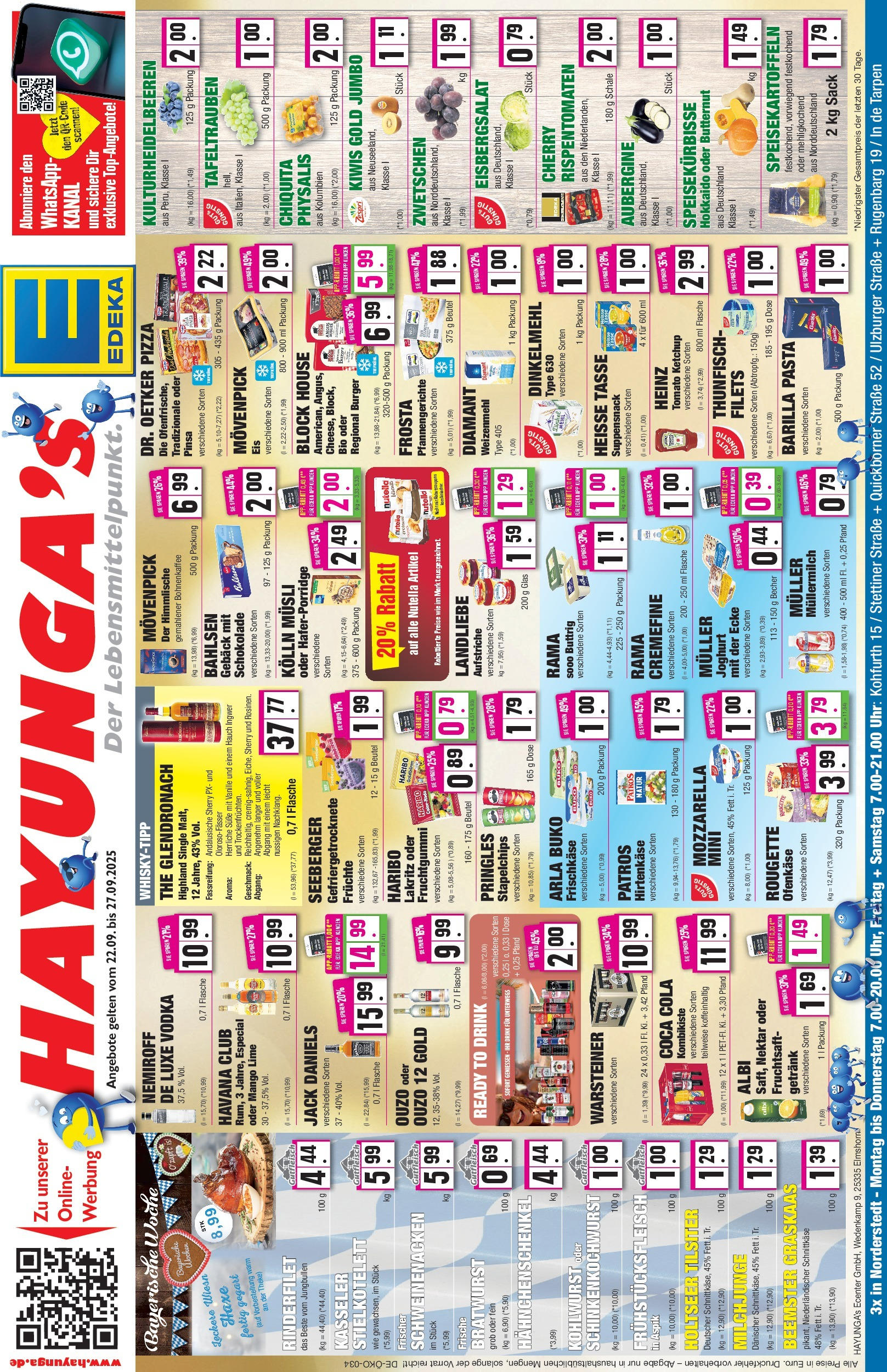 Edeka prospekt Norderstedt	 (ab 21.09.2025) » Angebote Online | Seite: 1 | Produkte: Haribo, Joghurt, Warsteiner, Frischkase
