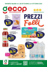 Offerte valide dal 22 settembre al 5 ottobre 2025