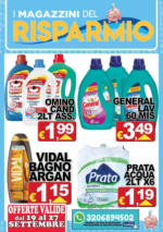 Magazzini del Risparmio Offerte vaide dal 19 al 27 settembre - al 27.09.2025