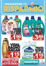 Magazzini del Risparmio Offerte vaide dal 19 al 27 settembre - al 27.09.2025