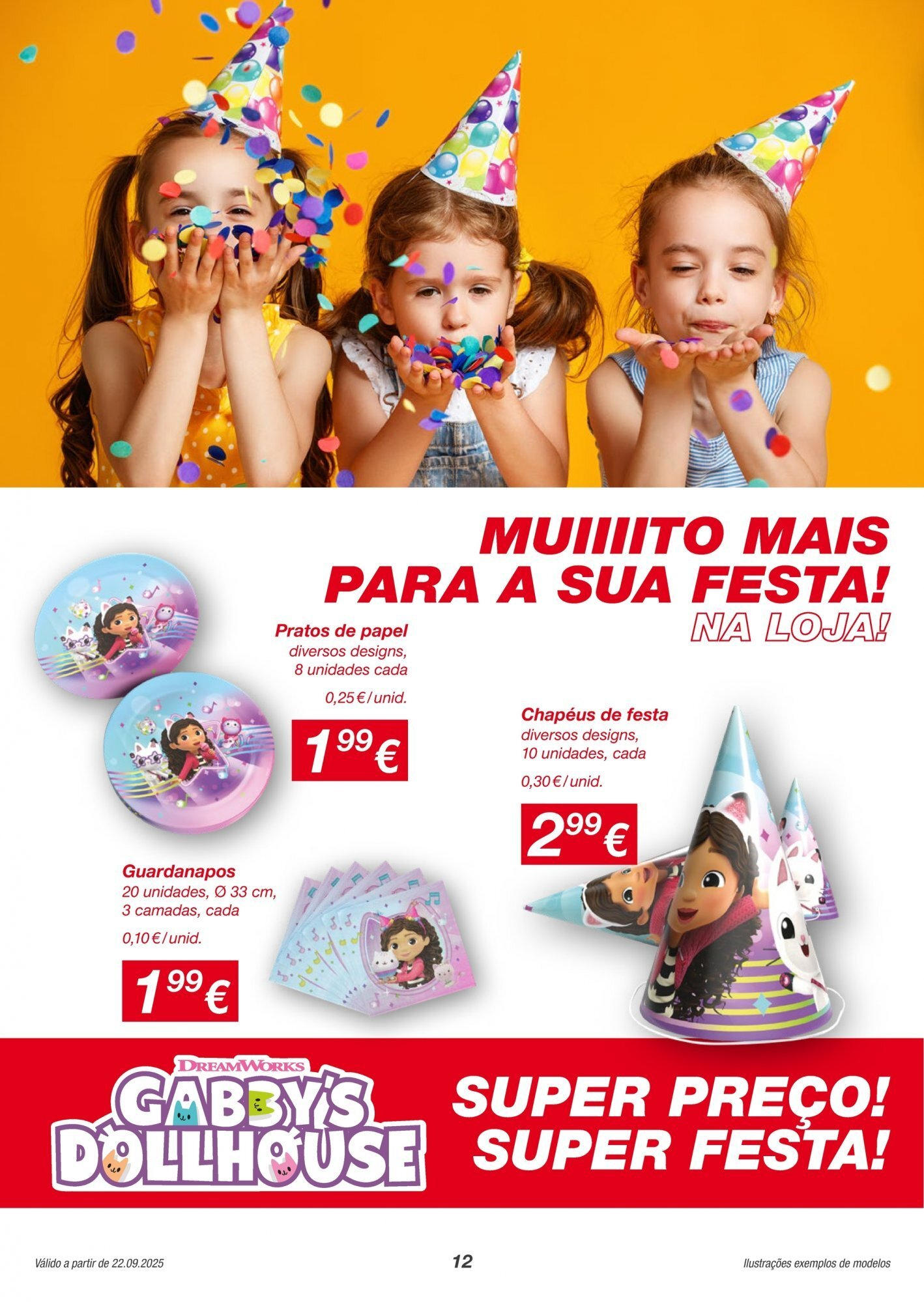 KIK - Folheto de KiK até 28.09.2025 » de 21/09/2025 - 28/09/2025 | Página: 12 | Produtos: Pratos, Guardanapos
