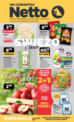 Pogląd oferty "Netto gazetka - Spożywcza" - ważna od 25.09.2025