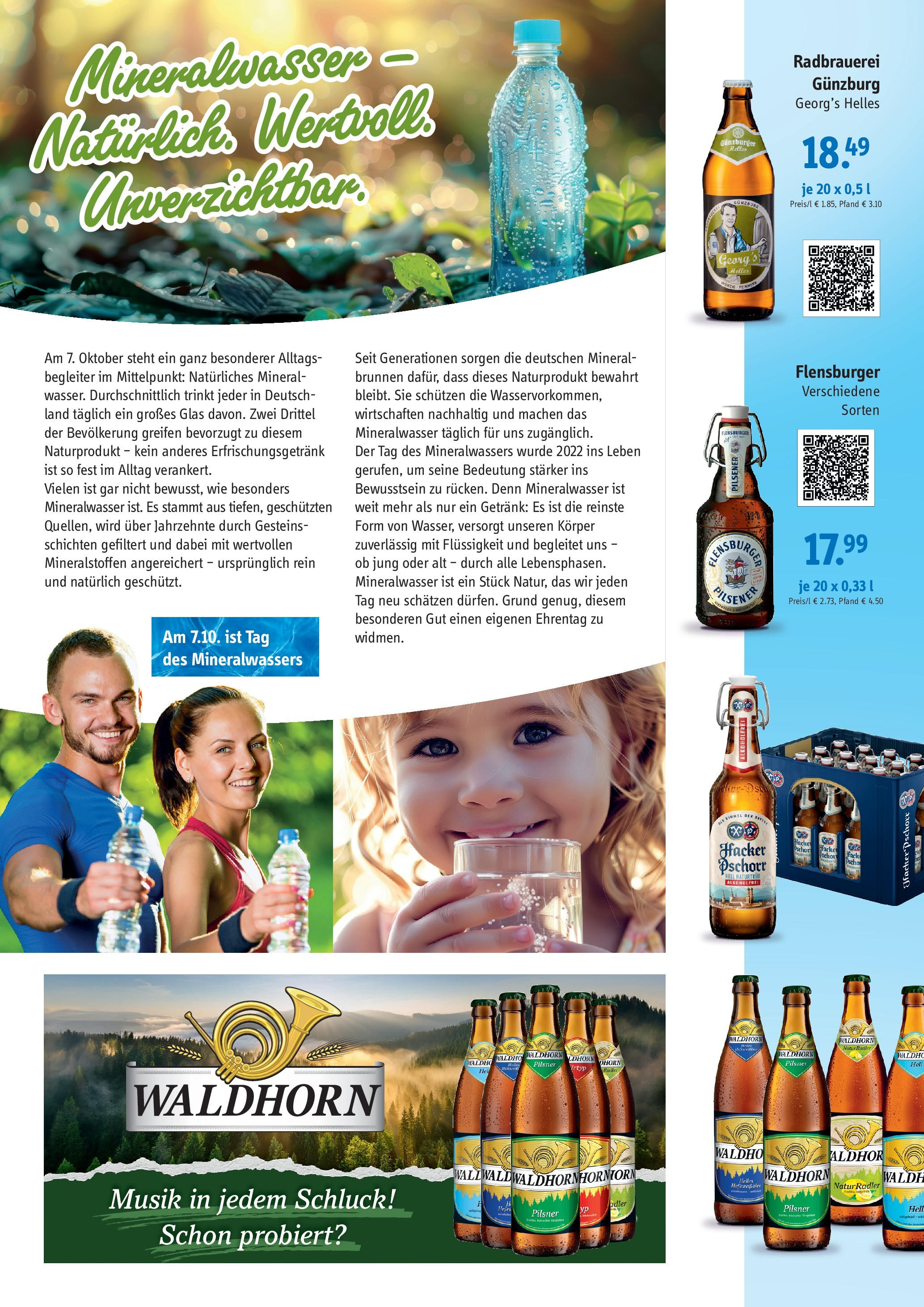Entdecke - Getränke Mangold: Angebote (ab 28.09.2025) zum Blättern | Seite: 2 | Produkte: Burger, Mineralwasser, Flensburger, Radler