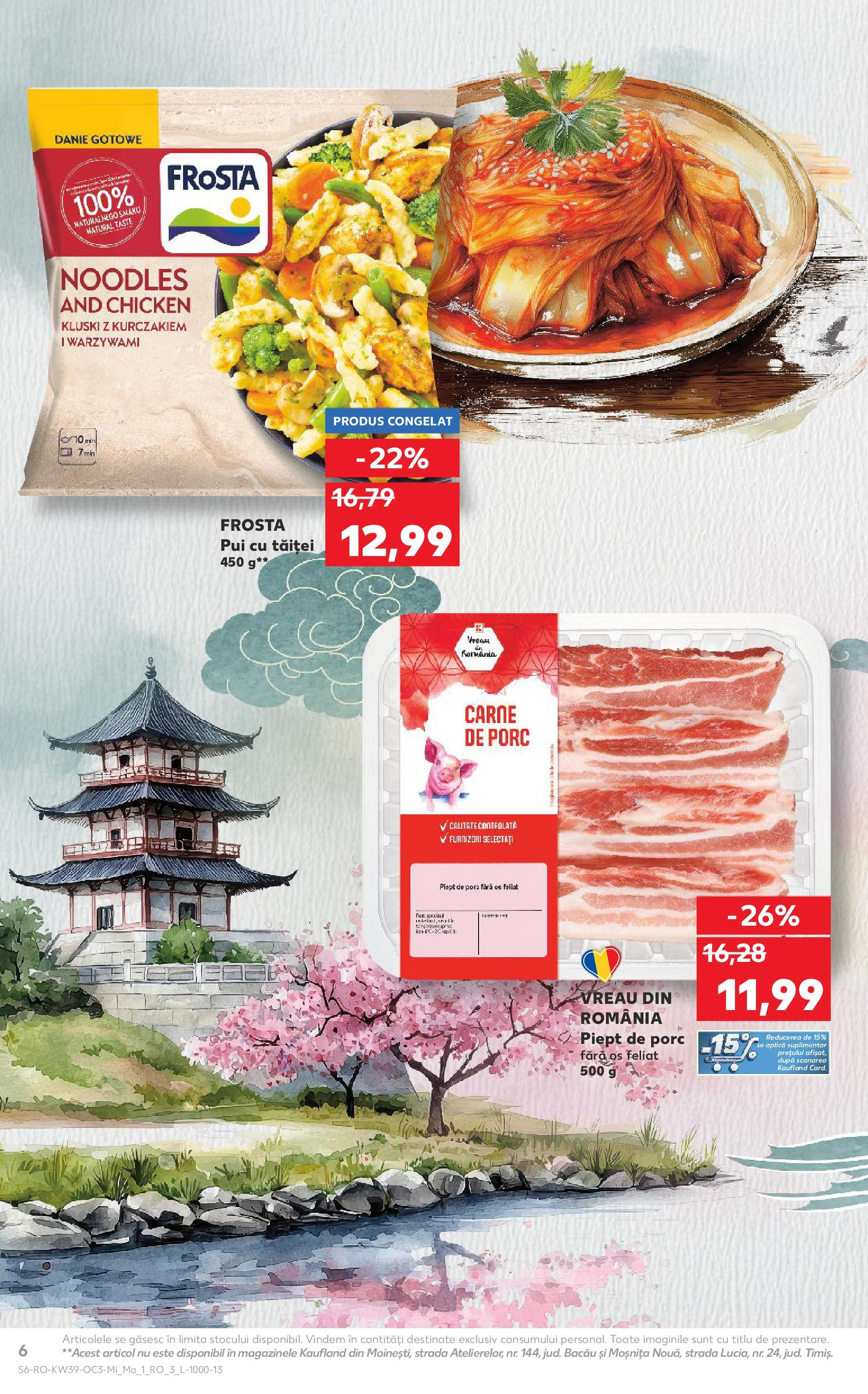 Catalog Kaufland - Deva 24.09.2025 - Revista si Oferta | Pagină: 6 | Produse: Hacıyatmaz Kedi Oyuncağı, Carne De Porc, Noodles