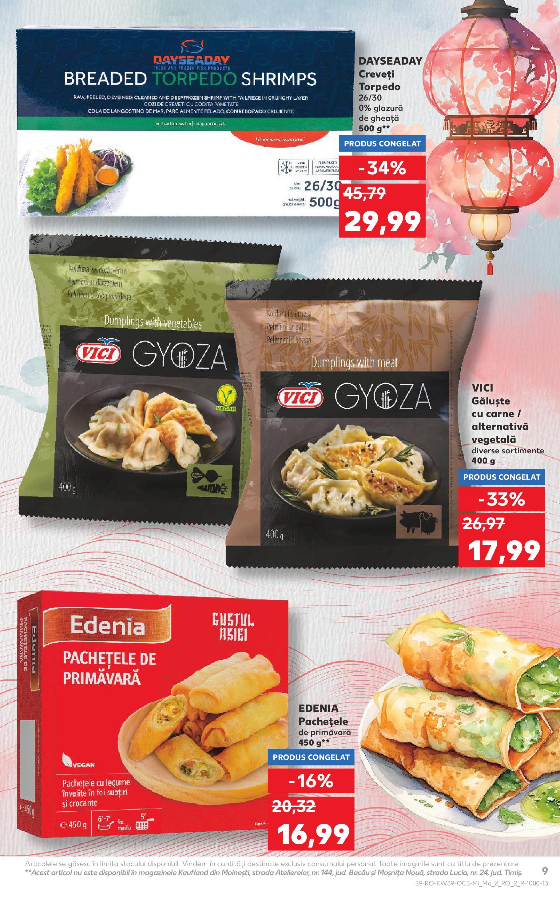 Catalog Kaufland - Deva 24.09.2025 - Revista si Oferta | Pagină: 9 | Produse: Amerikan servis, Legume