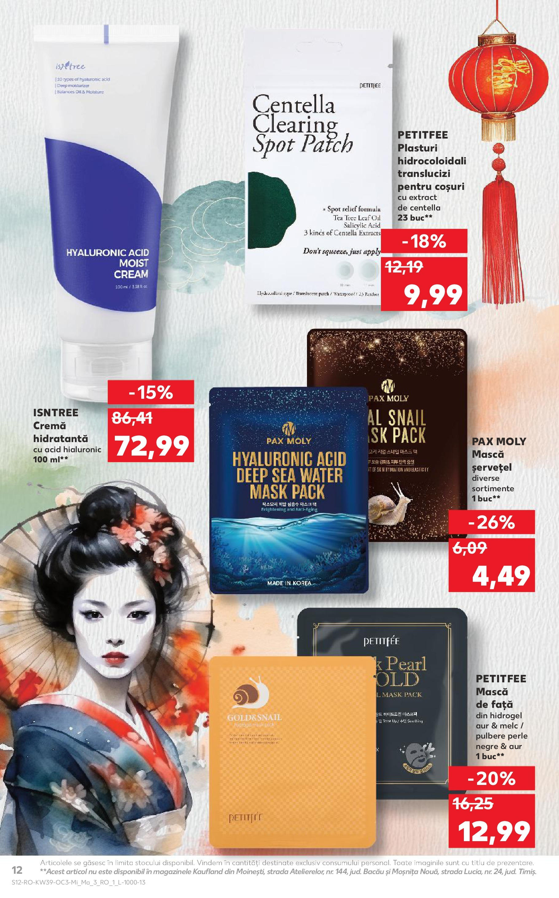 Catalog Kaufland - Deva 24.09.2025 - Revista si Oferta | Pagină: 12 | Produse: Plasturi, Akrilik boya, Arapsaçı, Cremă