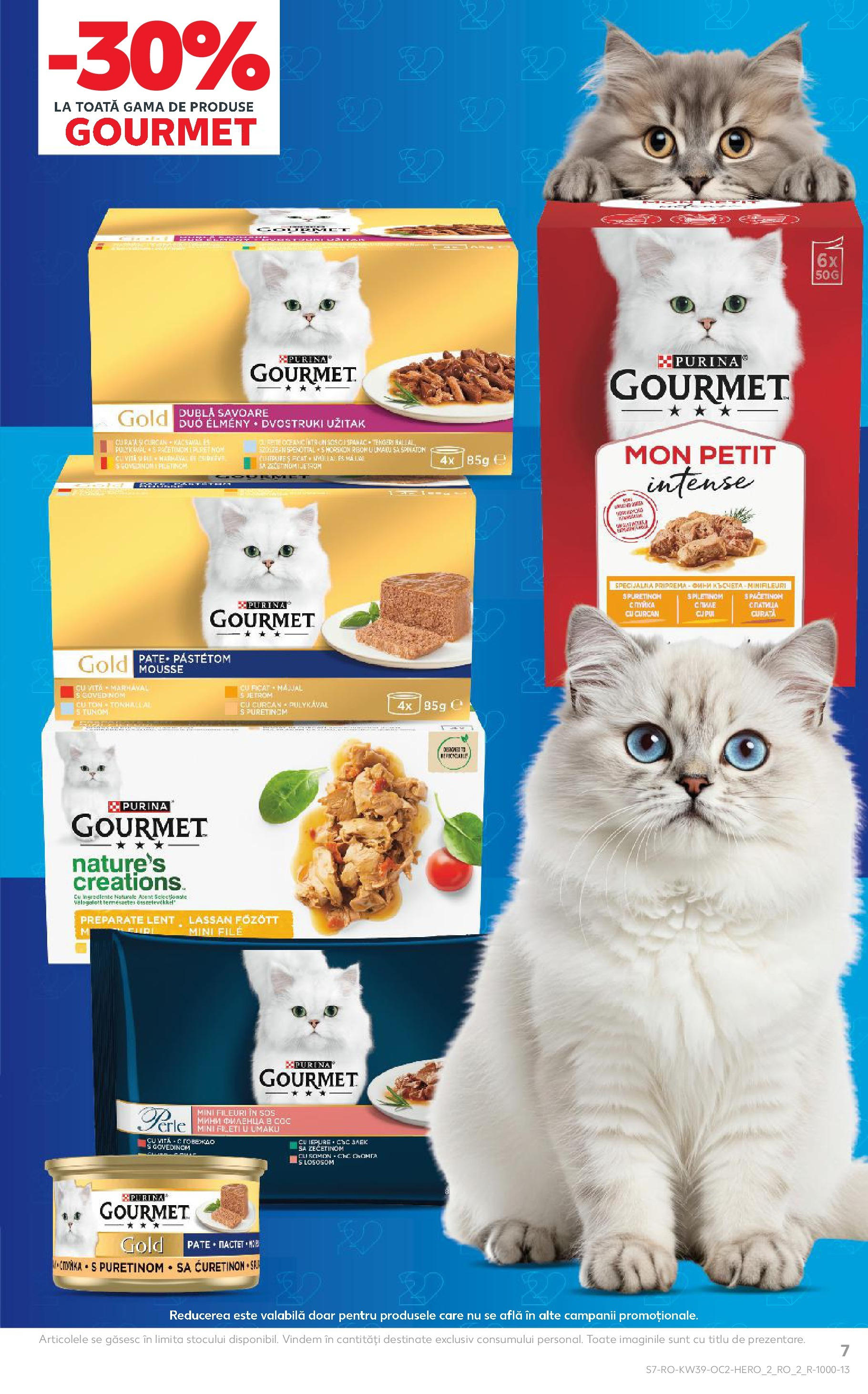 Catalog Kaufland - Bucureşti 24.09.2025 - Revista si Oferta | Pagină: 7 | Produse: Akrilik boya, Hacıyatmaz Kedi Oyuncağı, Pate, Sos