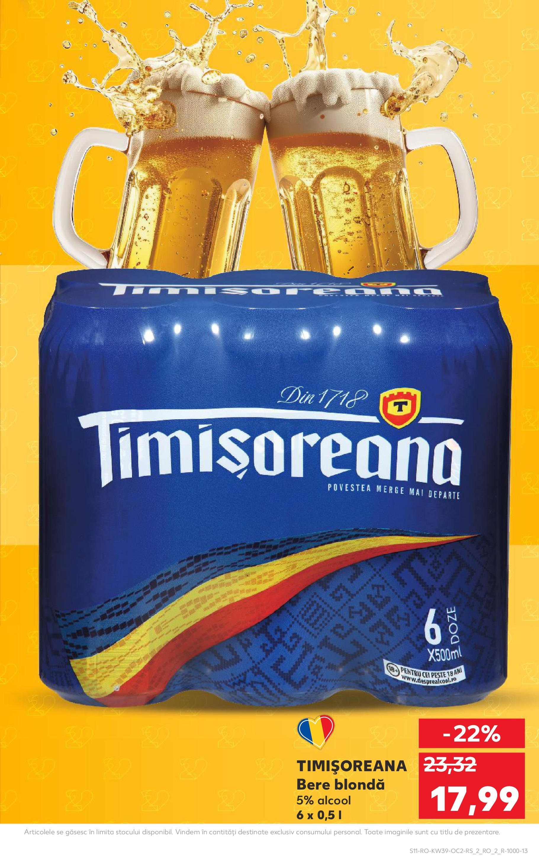 Catalog Kaufland - Bucureşti 24.09.2025 - Revista si Oferta | Pagină: 11 | Produse: Bere, Pește