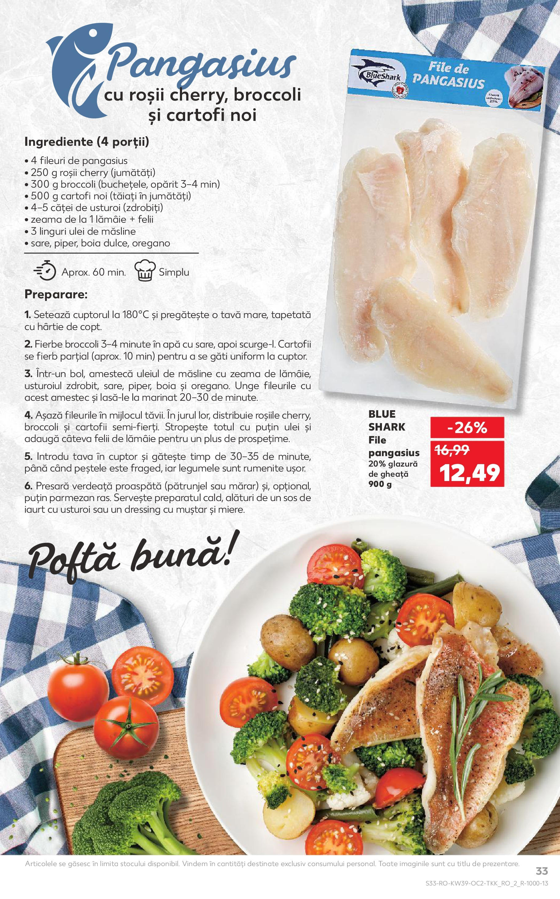 Catalog Kaufland - Bucureşti 24.09.2025 - Revista si Oferta | Pagină: 33 | Produse: Linguri, Iaurt, Parmezan, Usturoi