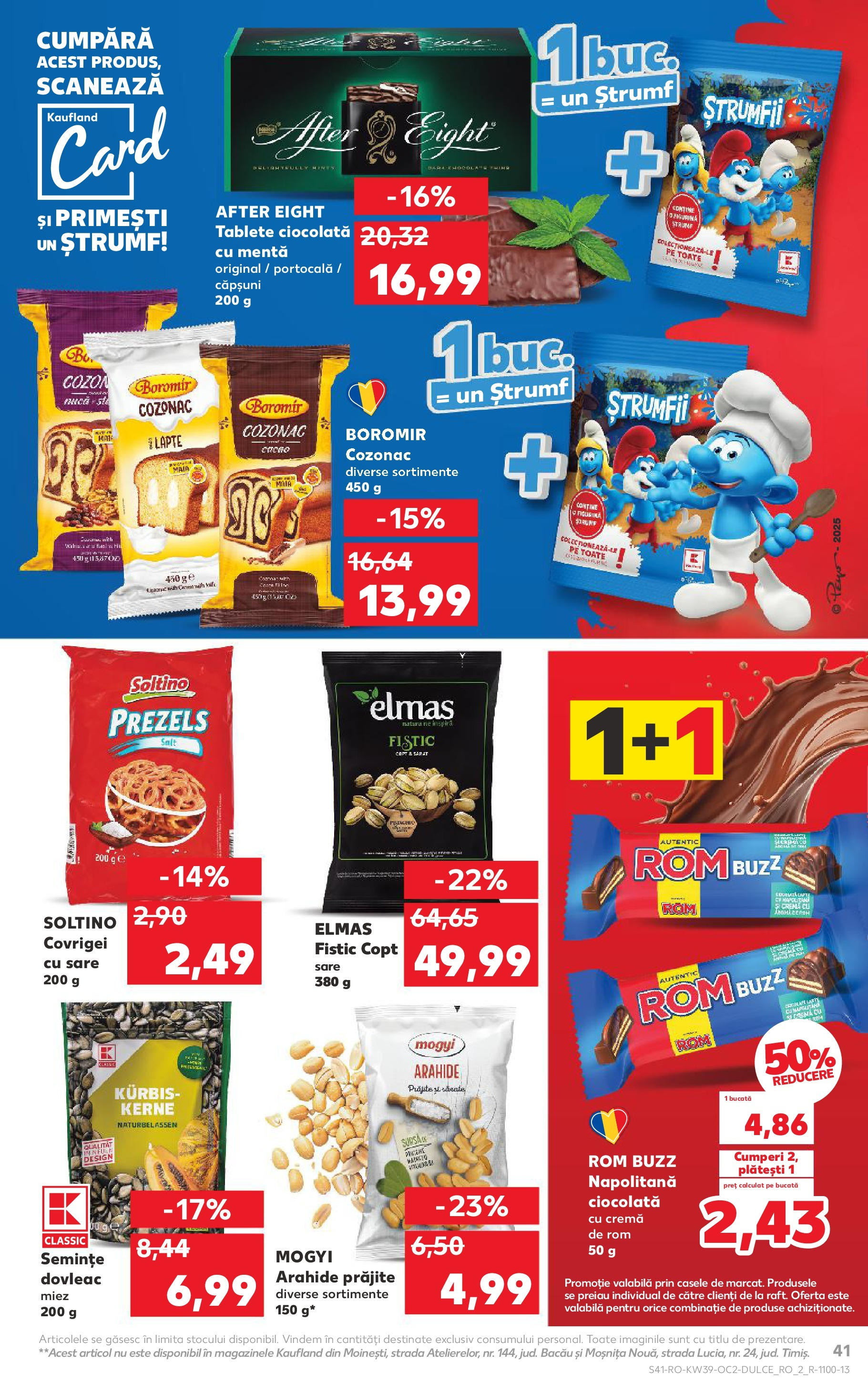 Catalog Kaufland - Bârlad 24.09.2025 - Revista si Oferta | Pagină: 41 | Produse: Arahide, Covrigei, Rom, Căpșuni