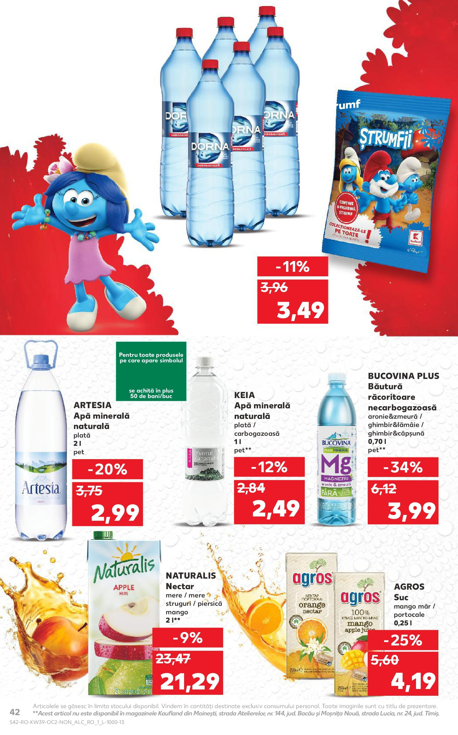 Catalog Kaufland - Bucureşti 24.09.2025 - Revista si Oferta | Pagină: 42 | Produse: Piersică, Struguri, Mere, Portocale